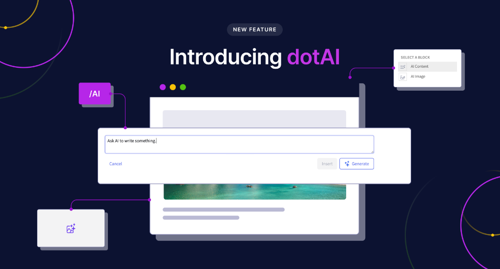 dotAI: Content and Image Generation