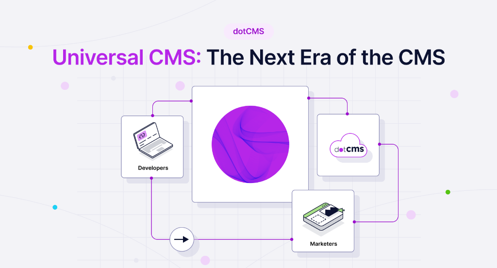 Universal CMS: Universal development means bring any tech, any framework