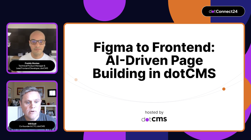 Figma to Frontend AI Driven Page Building in dotCMS